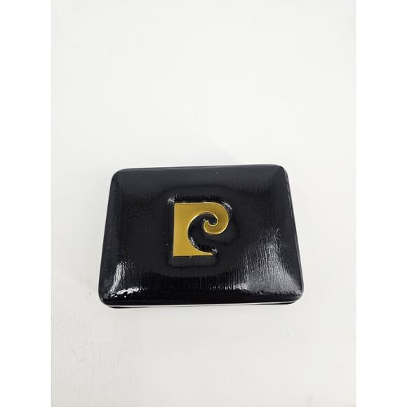 Rare Pierre Cardin Genuine Tiger Eye Inlay Mosaic Gold Tone Cufflinks NOS - Picture 7 of 9